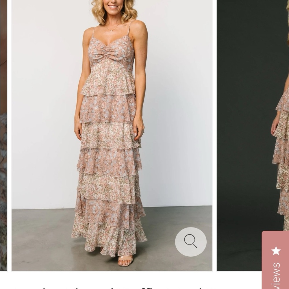 Floral Tiered Maxi Dress